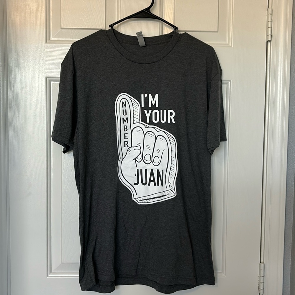 LAST CHANCE! Donating 4/1! 
NWOT Men’s L funny graphic Tshirt.